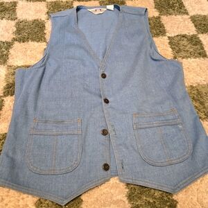 Levi's Sky Blue Vintage Denim Vest
